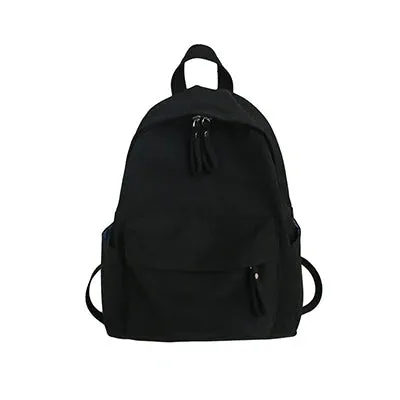 TAVIMART  -  School Backpack Women Canvas Student Double Shoulder Bag Schoolbag For Teenager Girls Boy satchel Bolsa Para La Escuela