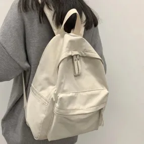 TAVIMART  -  School Backpack Women Canvas Student Double Shoulder Bag Schoolbag For Teenager Girls Boy satchel Bolsa Para La Escuela
