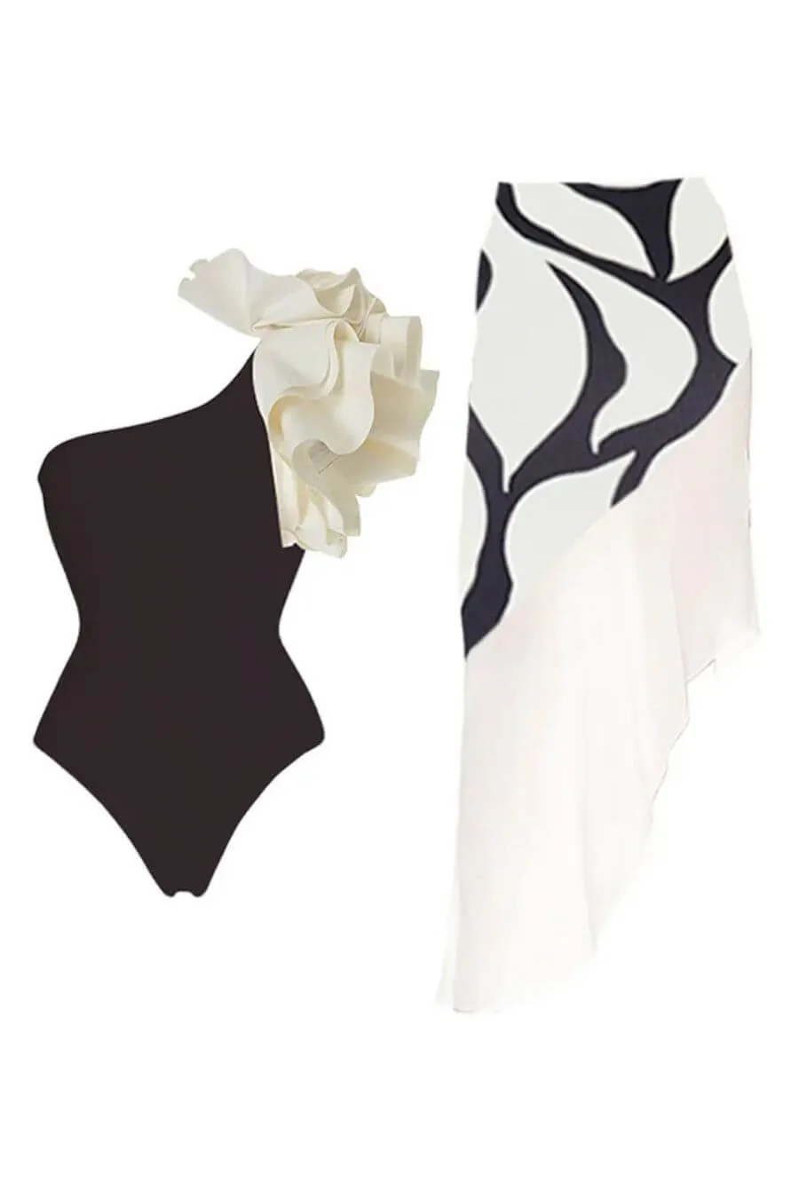 Windy One Shoulder Swimsuit