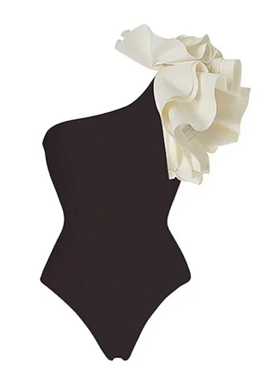 Windy One Shoulder Swimsuit