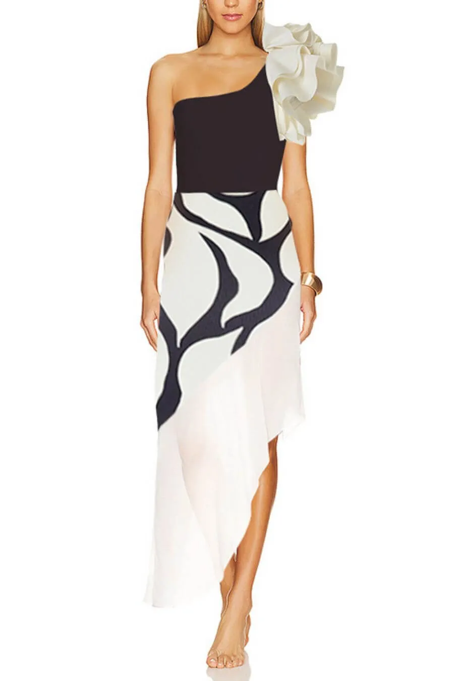 Windy One Shoulder Swimsuit
